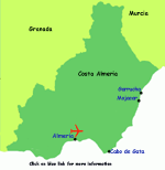 map costa almeria spain